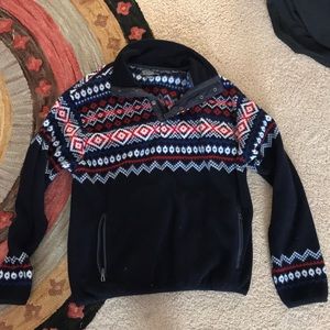 Polo button up quarter jacket